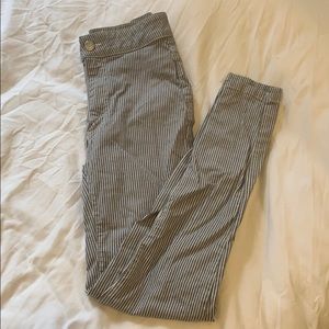 Free People Striped Skinny Jeans - Size 24